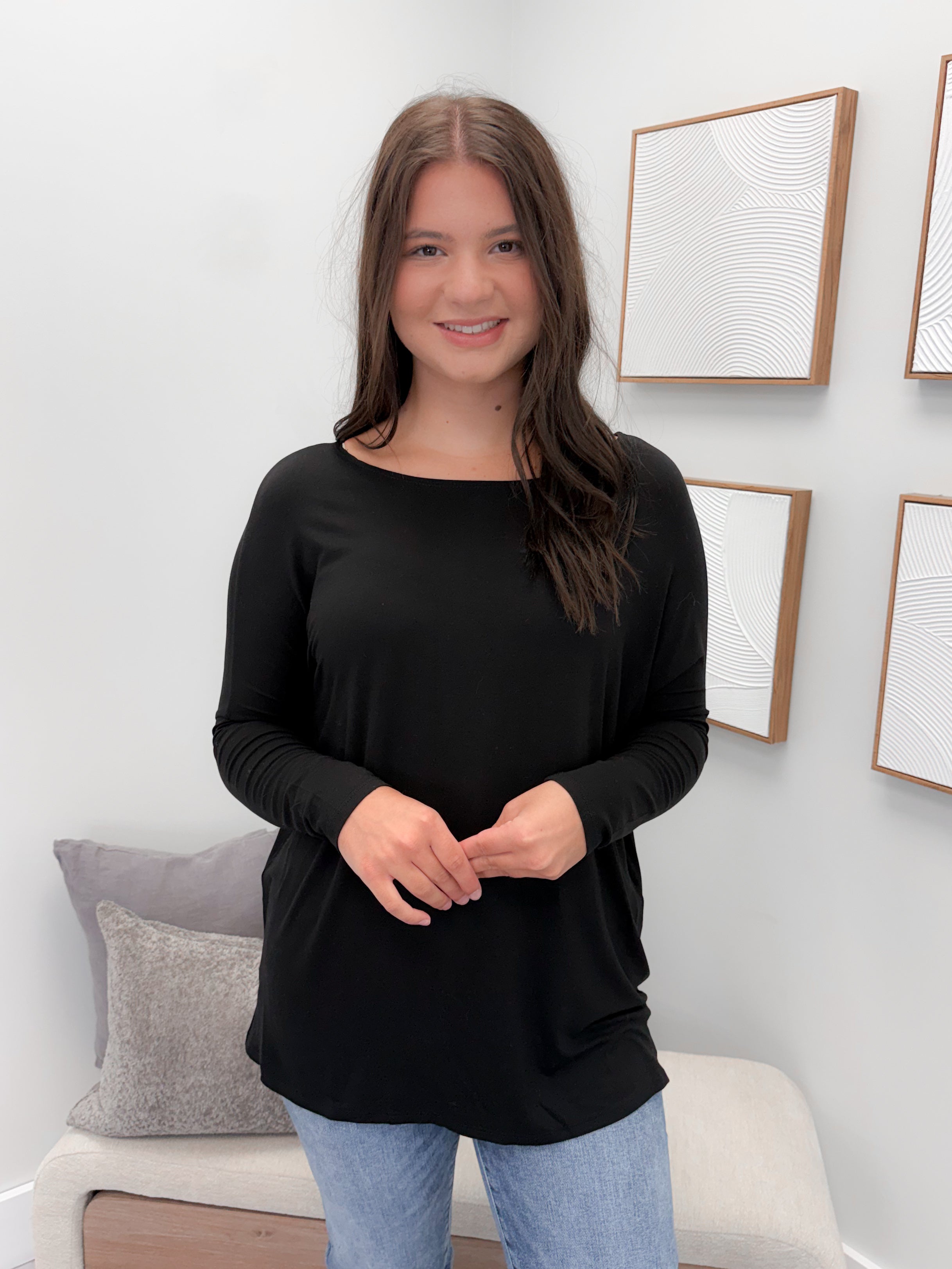 Shania Long Sleeve in Black