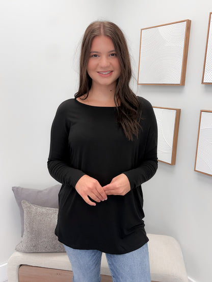 Shania Long Sleeve in Black