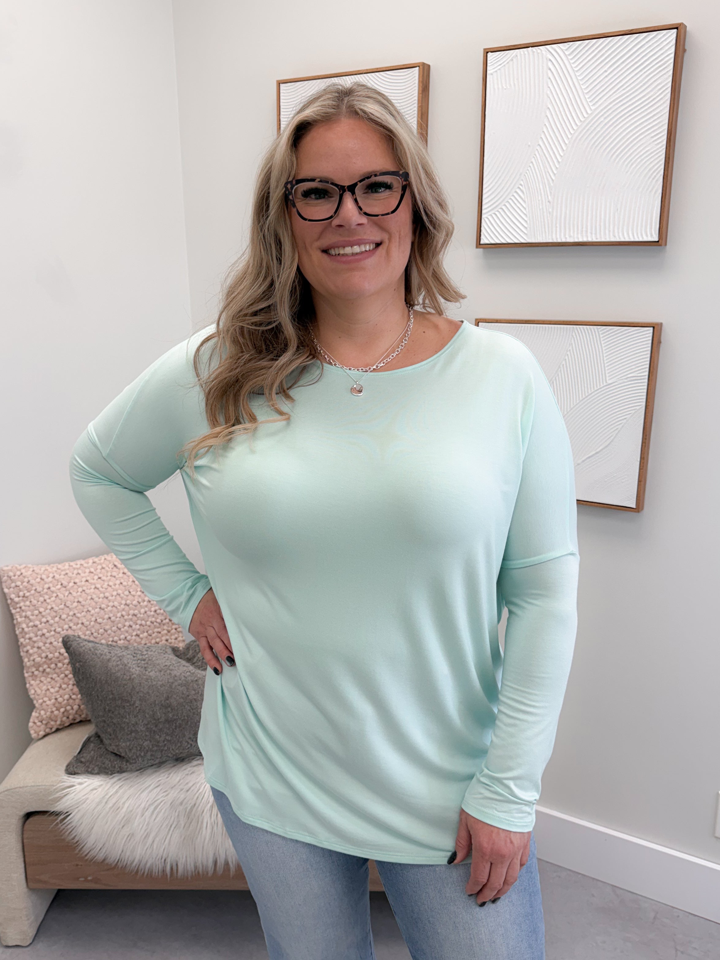 906 Long Sleeve by Twenty Nine The Label in Mint – Ash and Antler