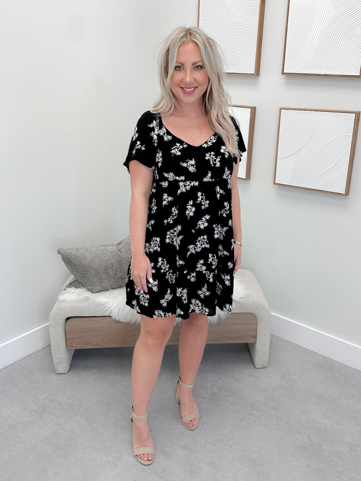 Declan Dress in Black