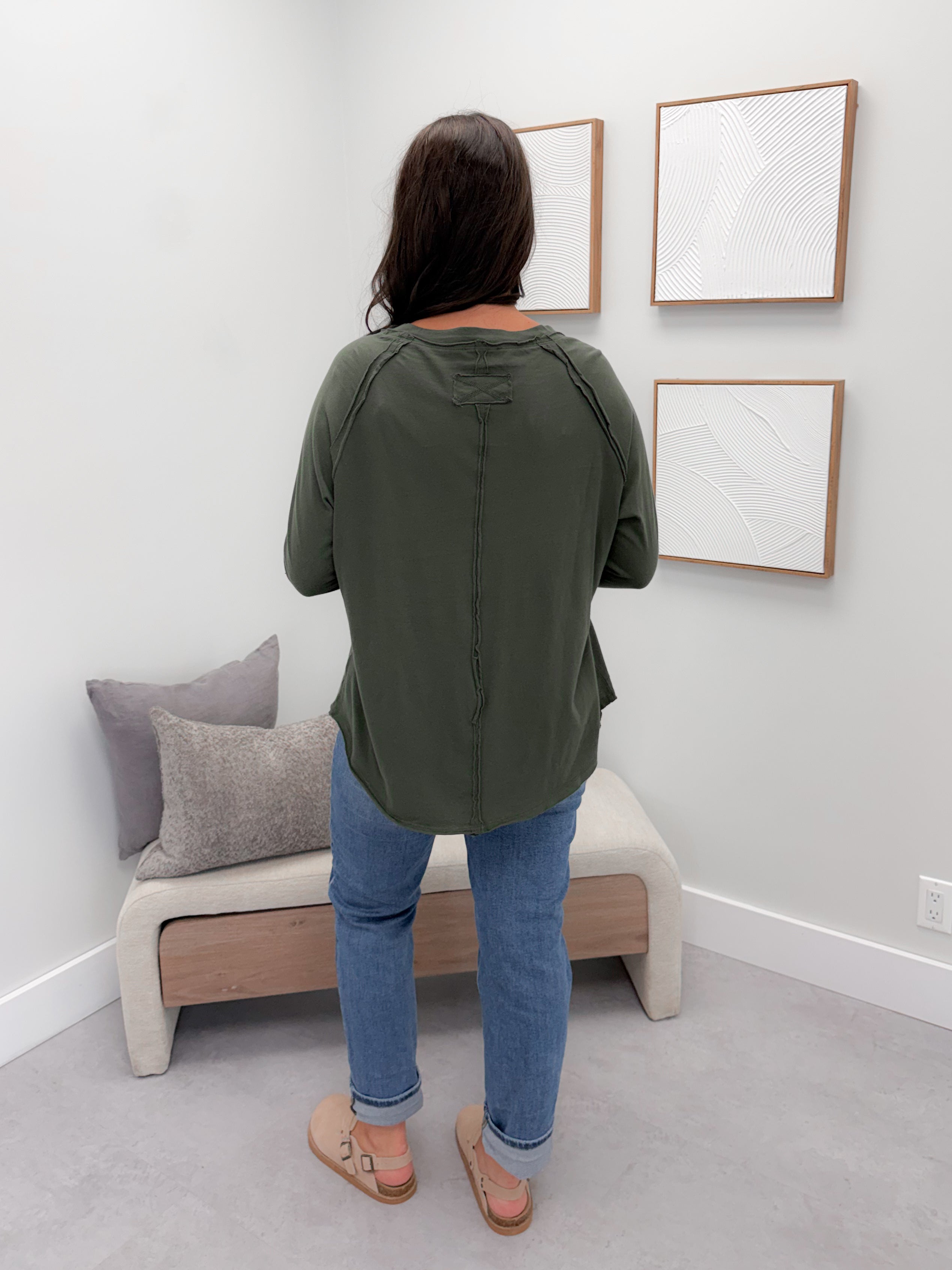 Harlyn Long Sleeve in Olive