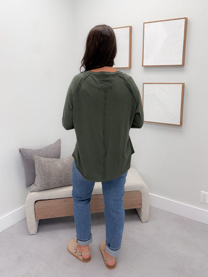 Harlyn Long Sleeve in Olive