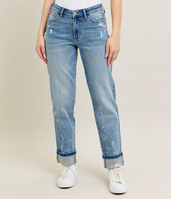 Painter Boyfriend Jeans by Judy Blue
