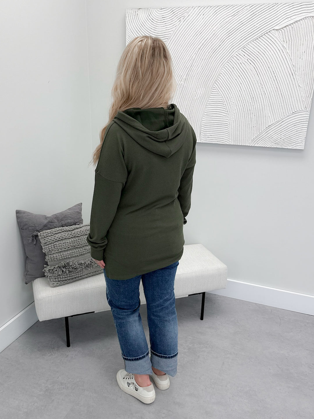 Collins Hoodie in Olive