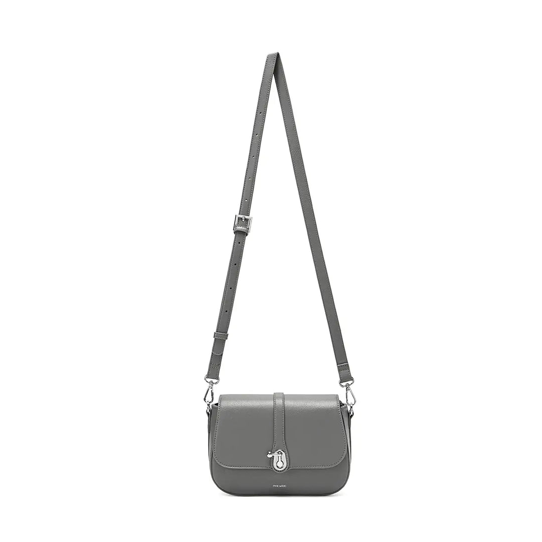 Athena Saddle Bag in Grey by Pixie Mood