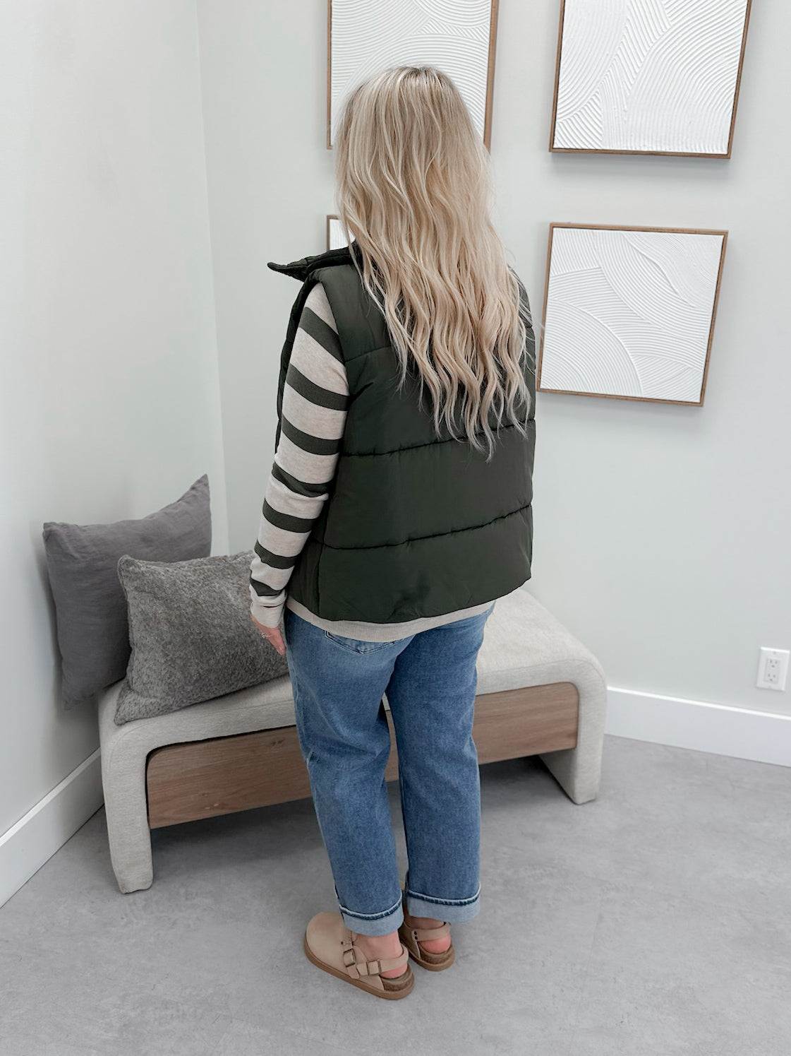 Wanderer Vest in Olive