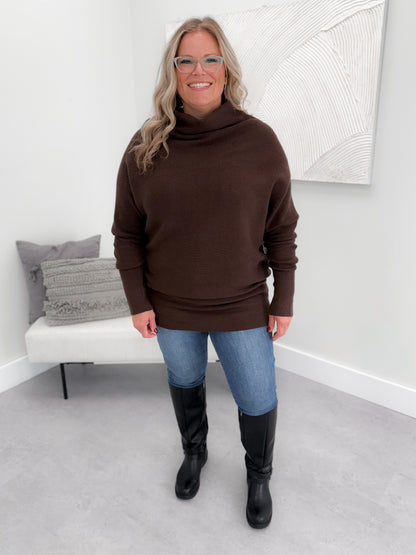 1129 Sweater in Espresso by Twenty Nine The Label