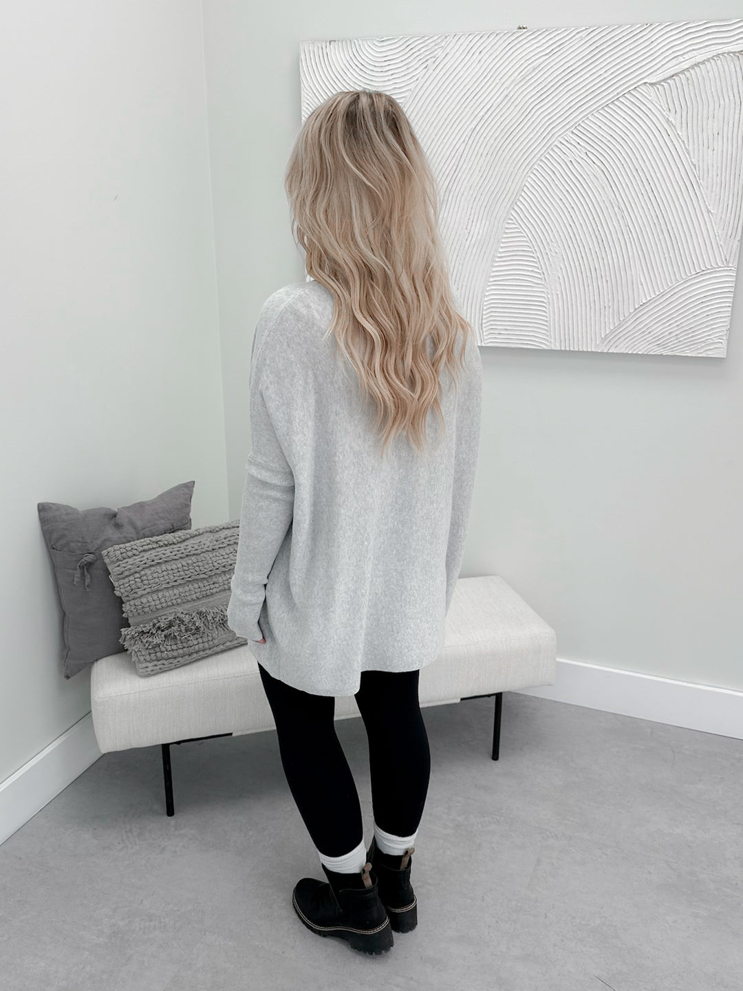 Rhea Sweater in Grey