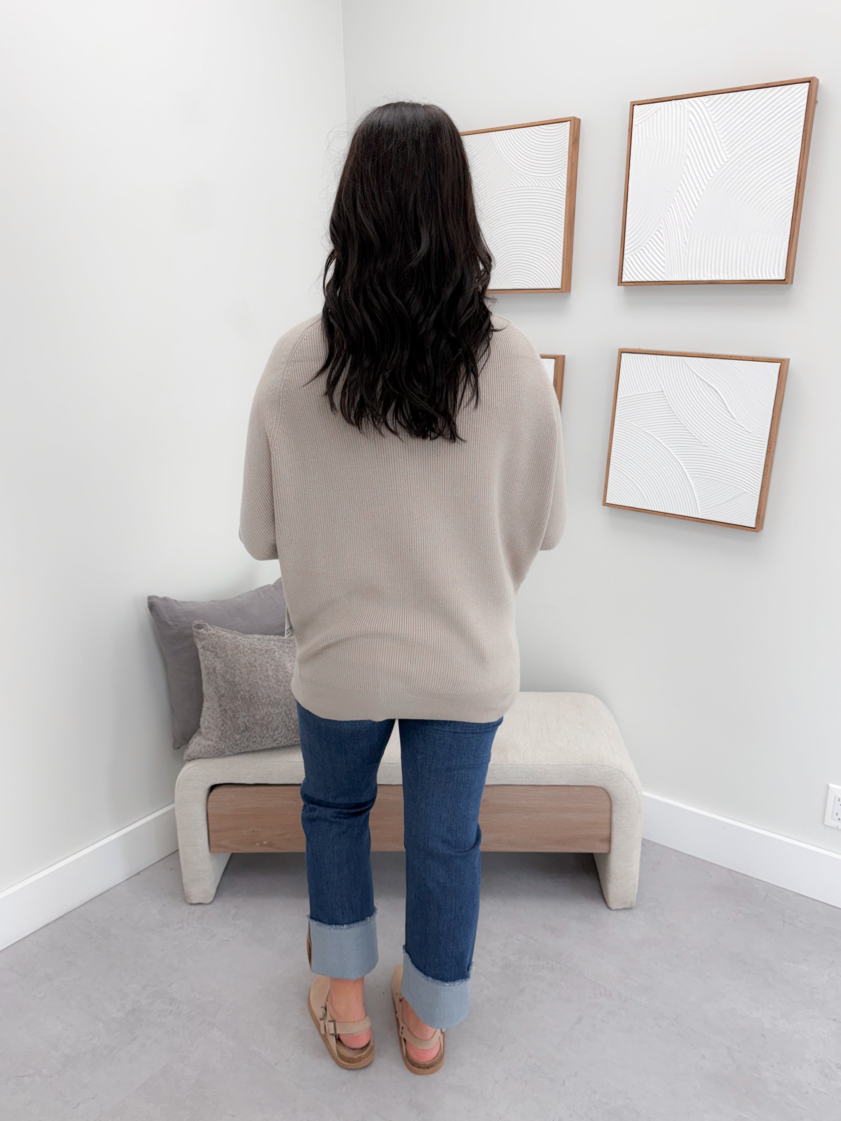 1129 Sweater in Stone by Twenty Nine The Label