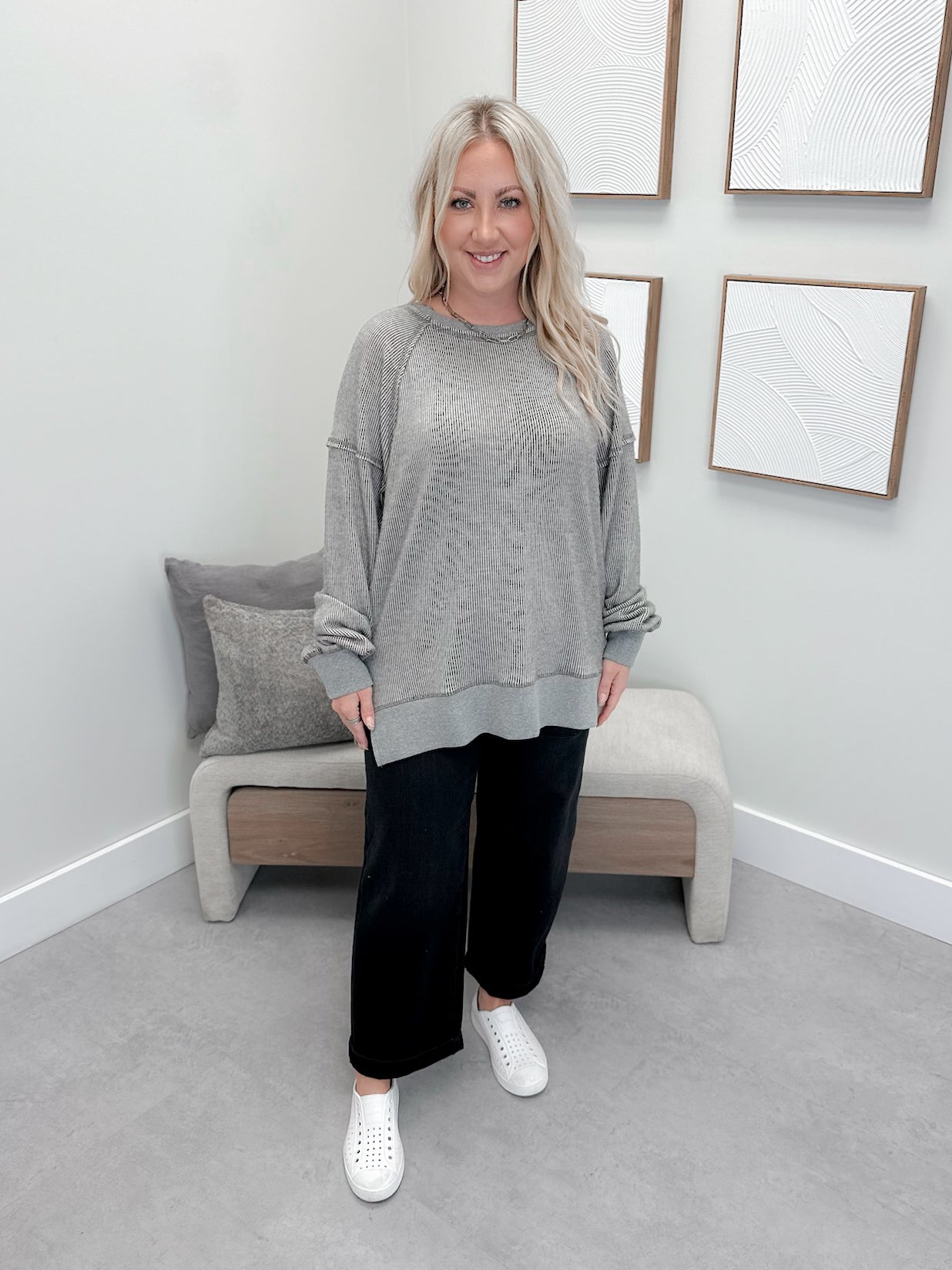 Turner Pullover in Grey