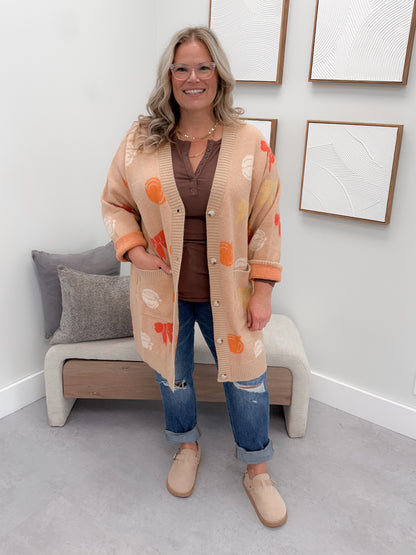 Autumn Cardigan in Latte