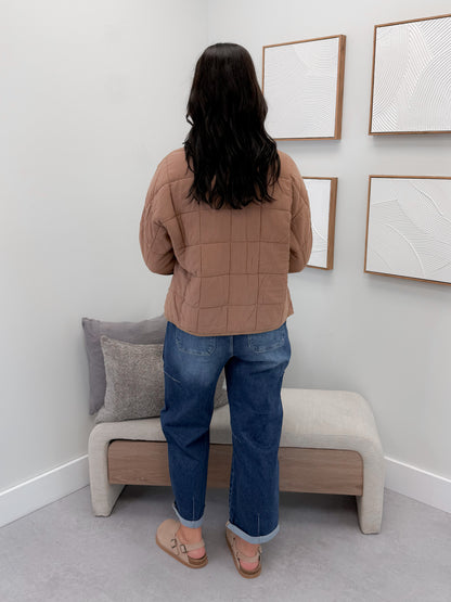 Kit Jacket in Tan