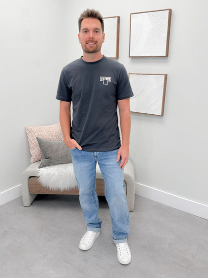 Tetris Mens Tee in Iron