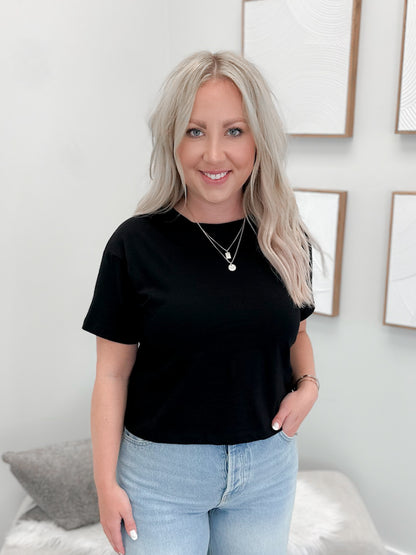 Open Road Tee in Black