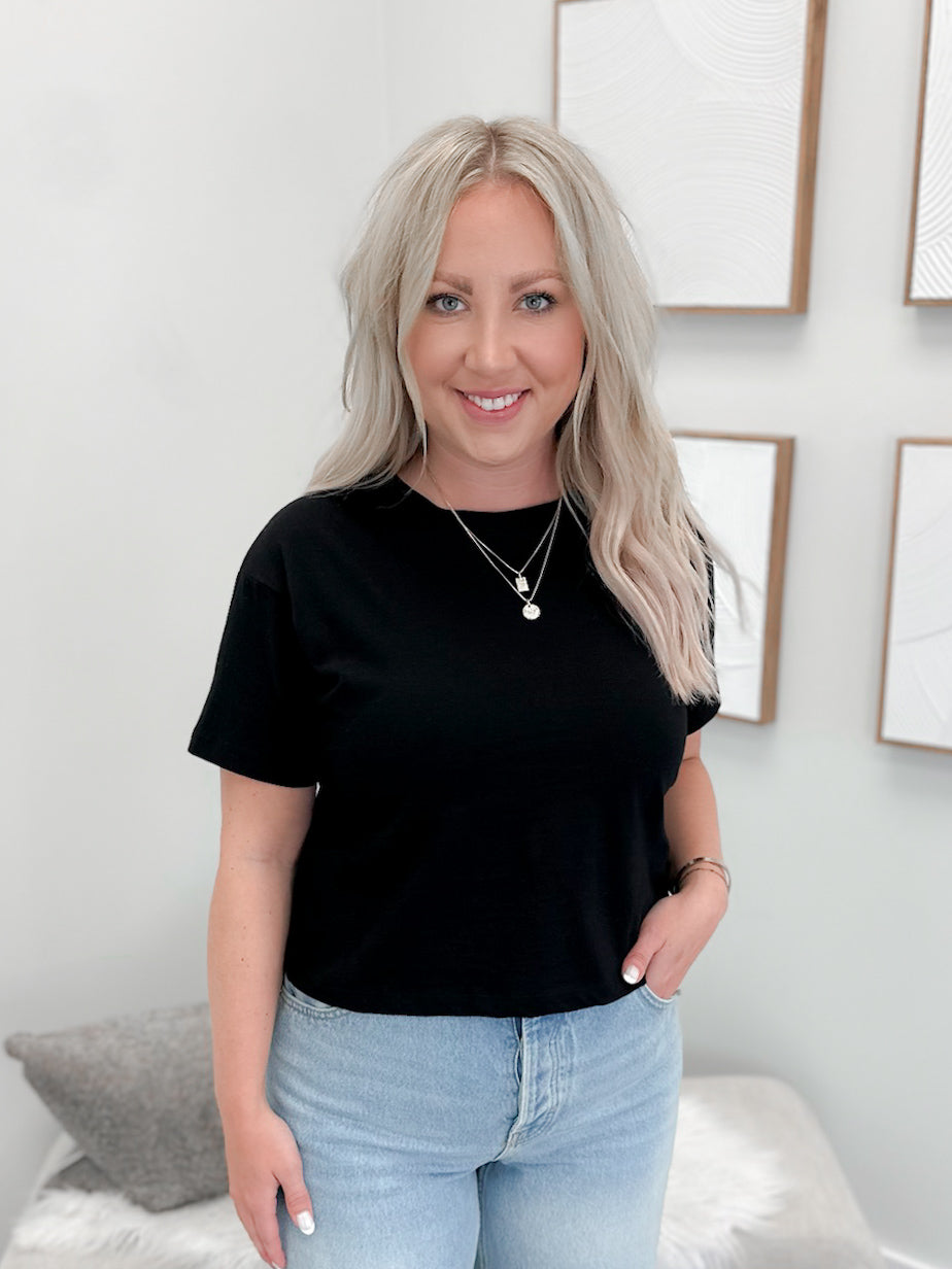 Open Road Tee in Black