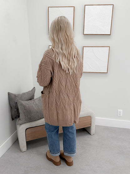Brooks Cardigan in Mocha