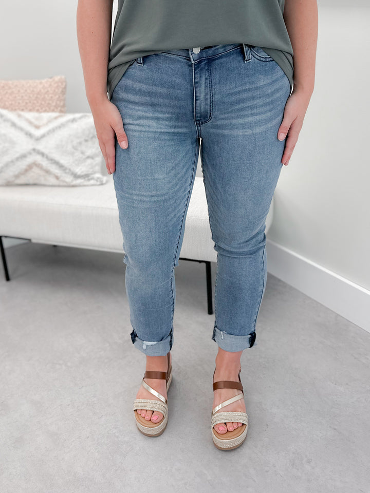 Kylie Mid Rise Cooling Jean by Judy Blue