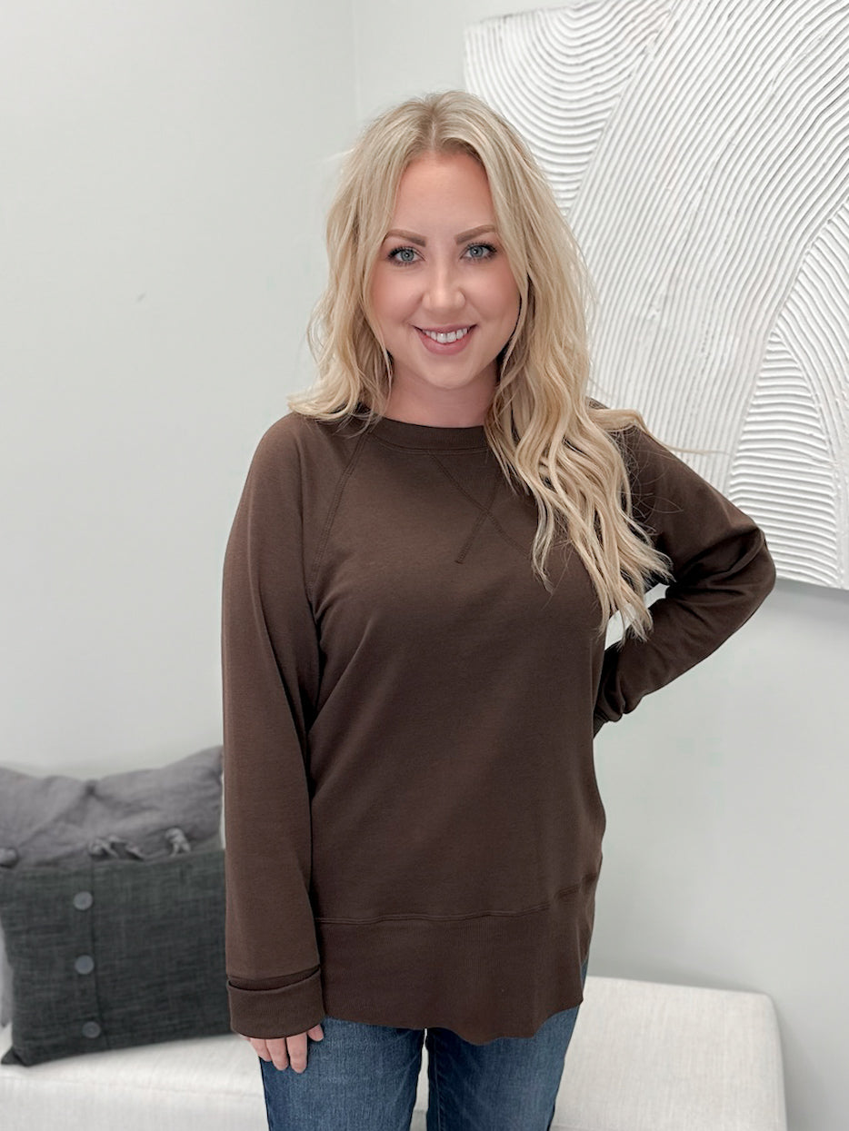 707 Long Sleeve in Espresso by Twenty Nine The Label