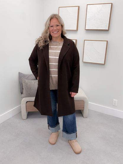 Landon Jacket in Dark Chocolate