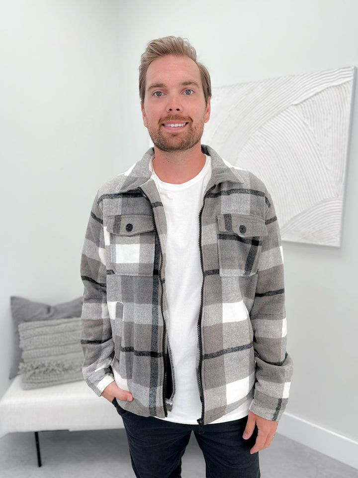 Magnus Mens Jacket in Slate