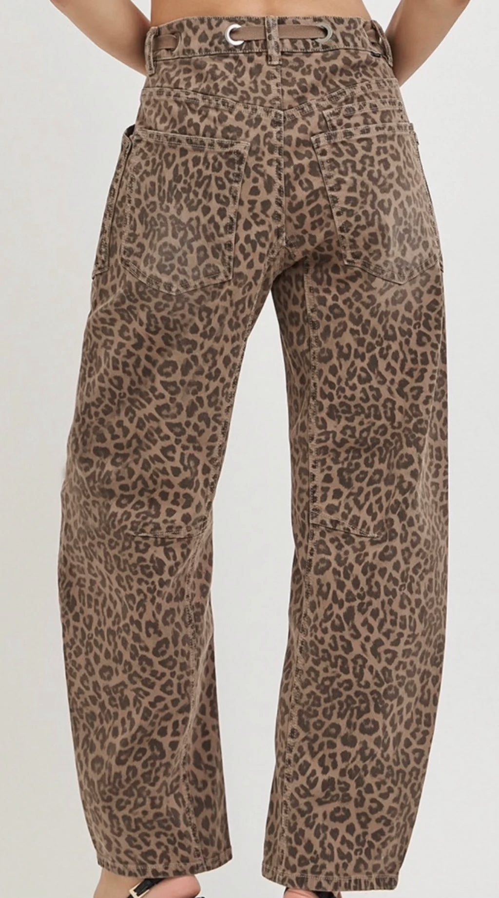 Rio Barrel Pant in Leopard by Risen
