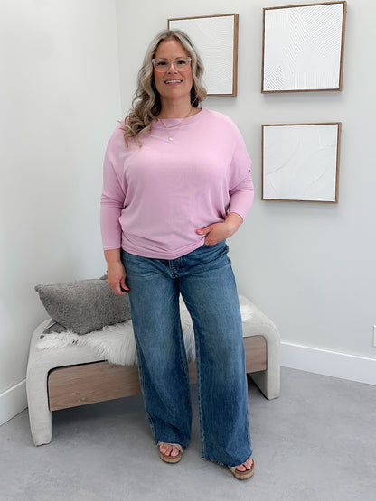 Lupin Sweater in Orchid