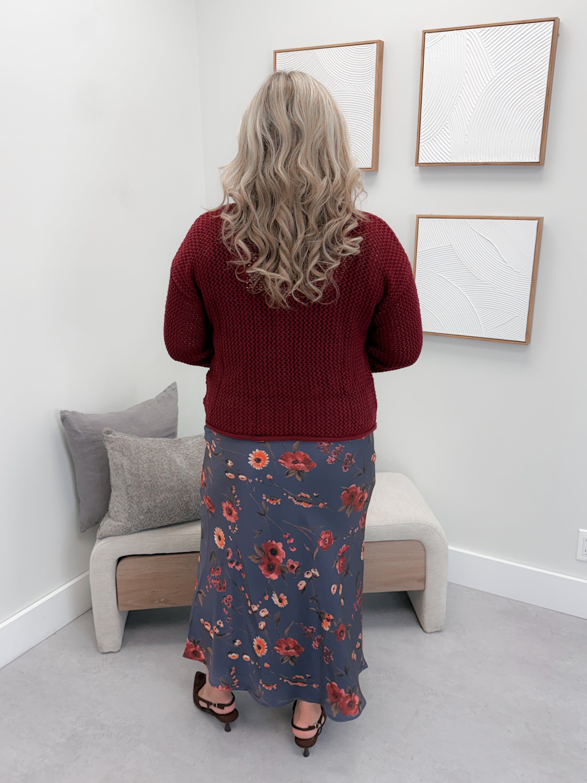 Flora Skirt in Midnight