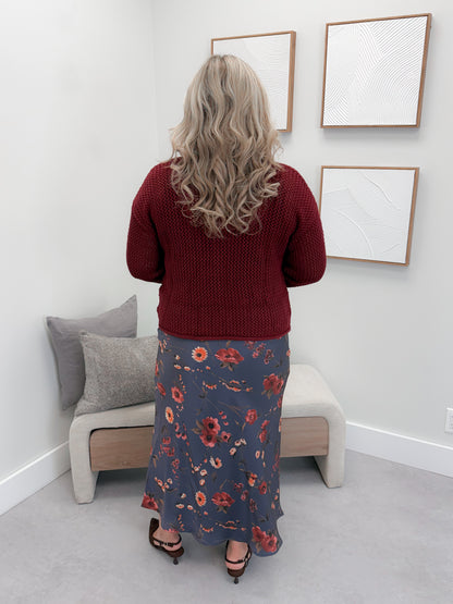 Flora Skirt in Midnight