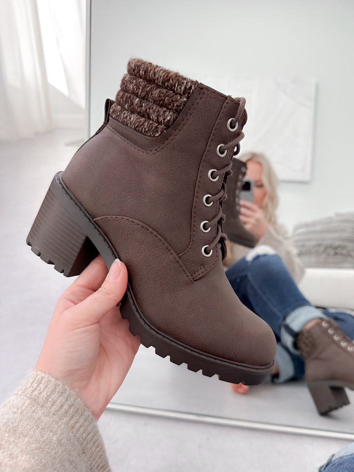 Blake Ankle Boots in Brown