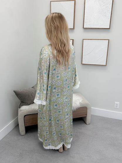 Maya Kimono in Lime