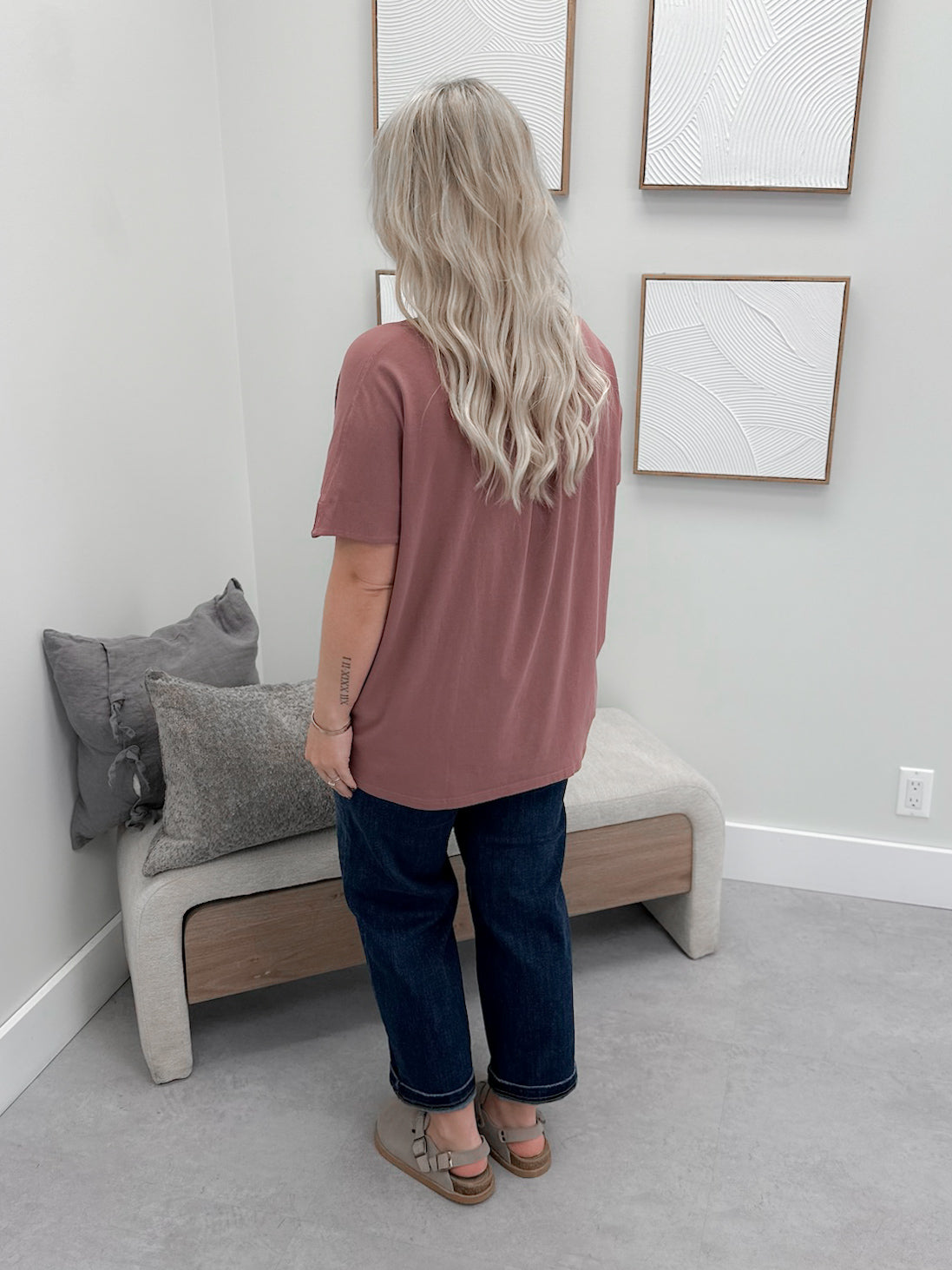 Jessie Tee in Rose Taupe