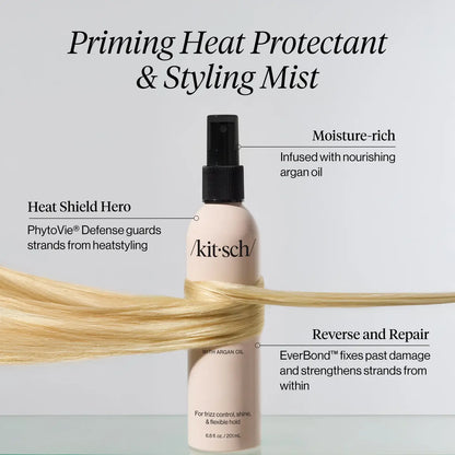 Pirming Argan Oil Heat Protectant & Styling Mist by Kitsch