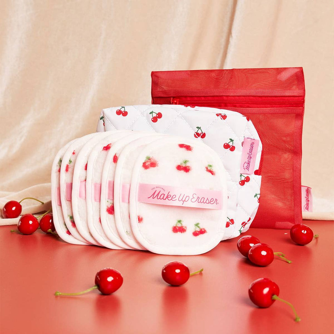 Cherry Crush 7-Day Set & Makeup Bag by Makeup Eraser