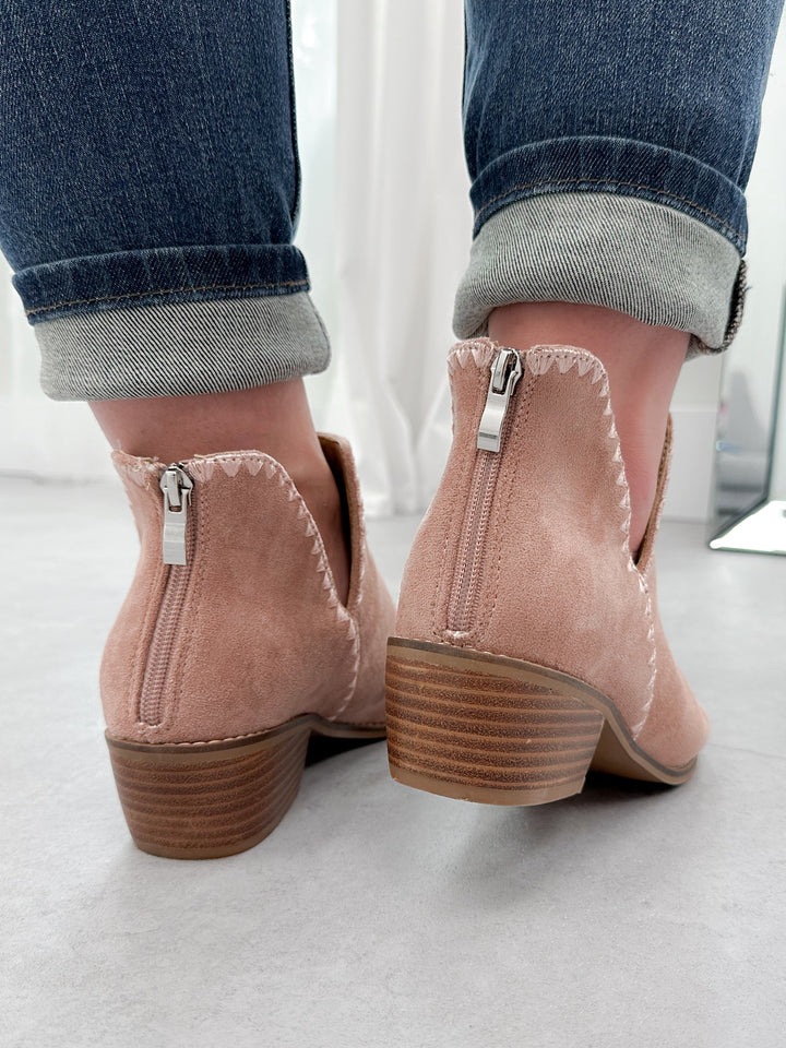 Spice It Up Bootie in Blush by Corkys