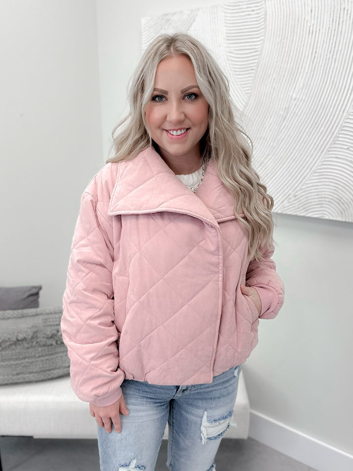 Rosy Future Coat in Pink