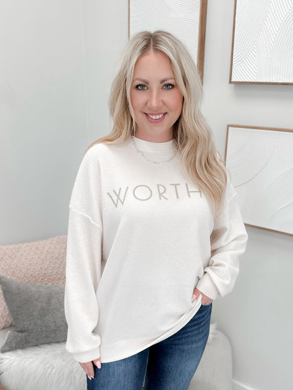 Worthy Long Sleeve in Cream