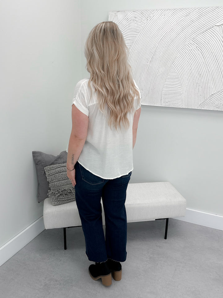 Tavia Top in Ivory