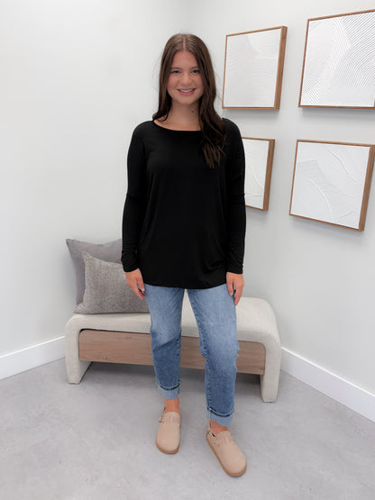 Shania Long Sleeve in Black