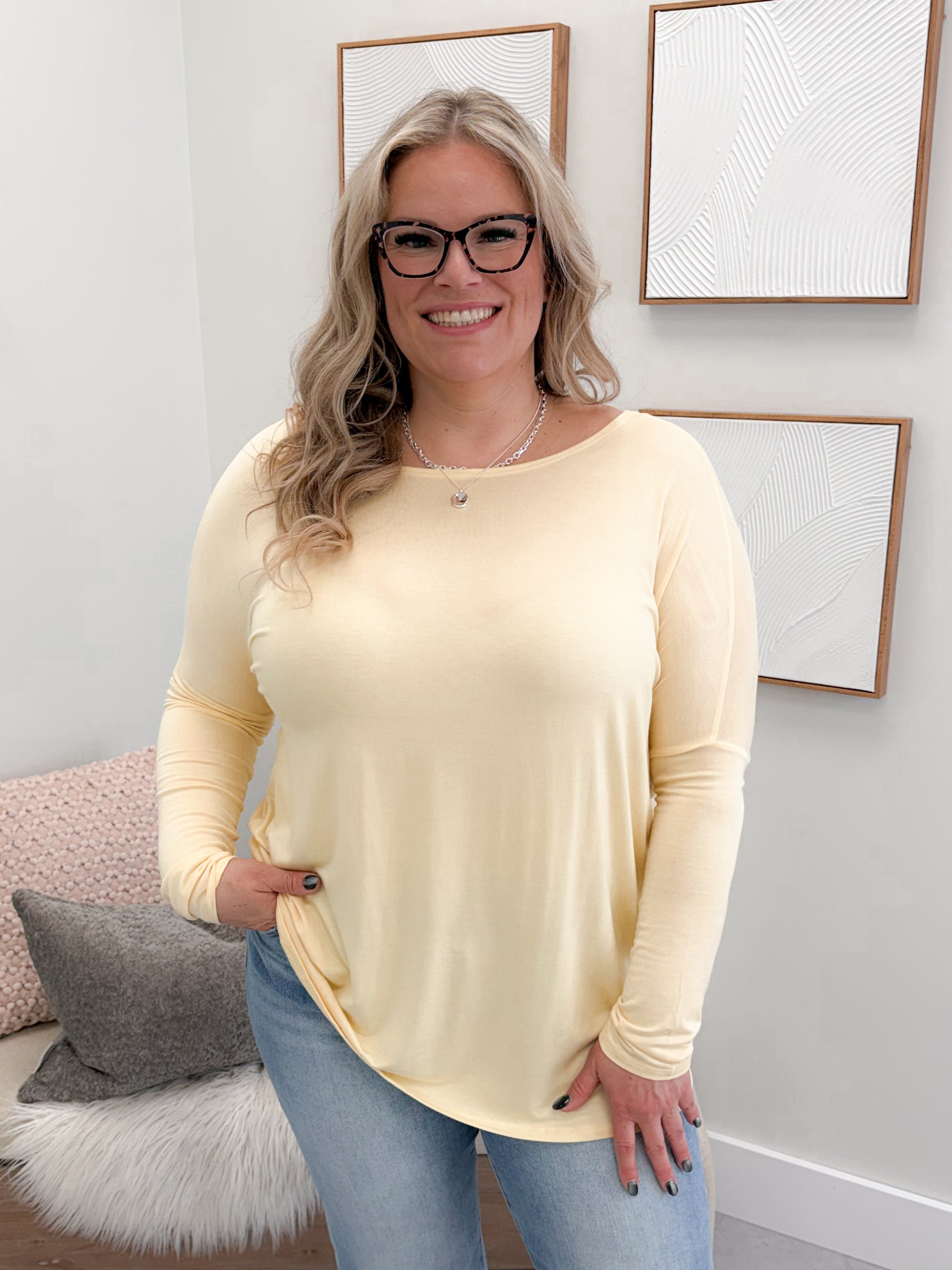 906 Long Sleeve by Twenty Nine The Label in Yellow