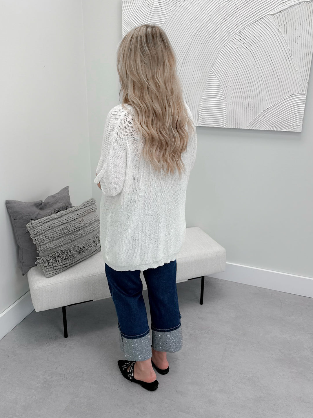 Abbie Sweater in Cream
