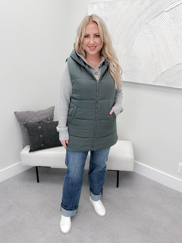 Tatum Vest in Drizzle