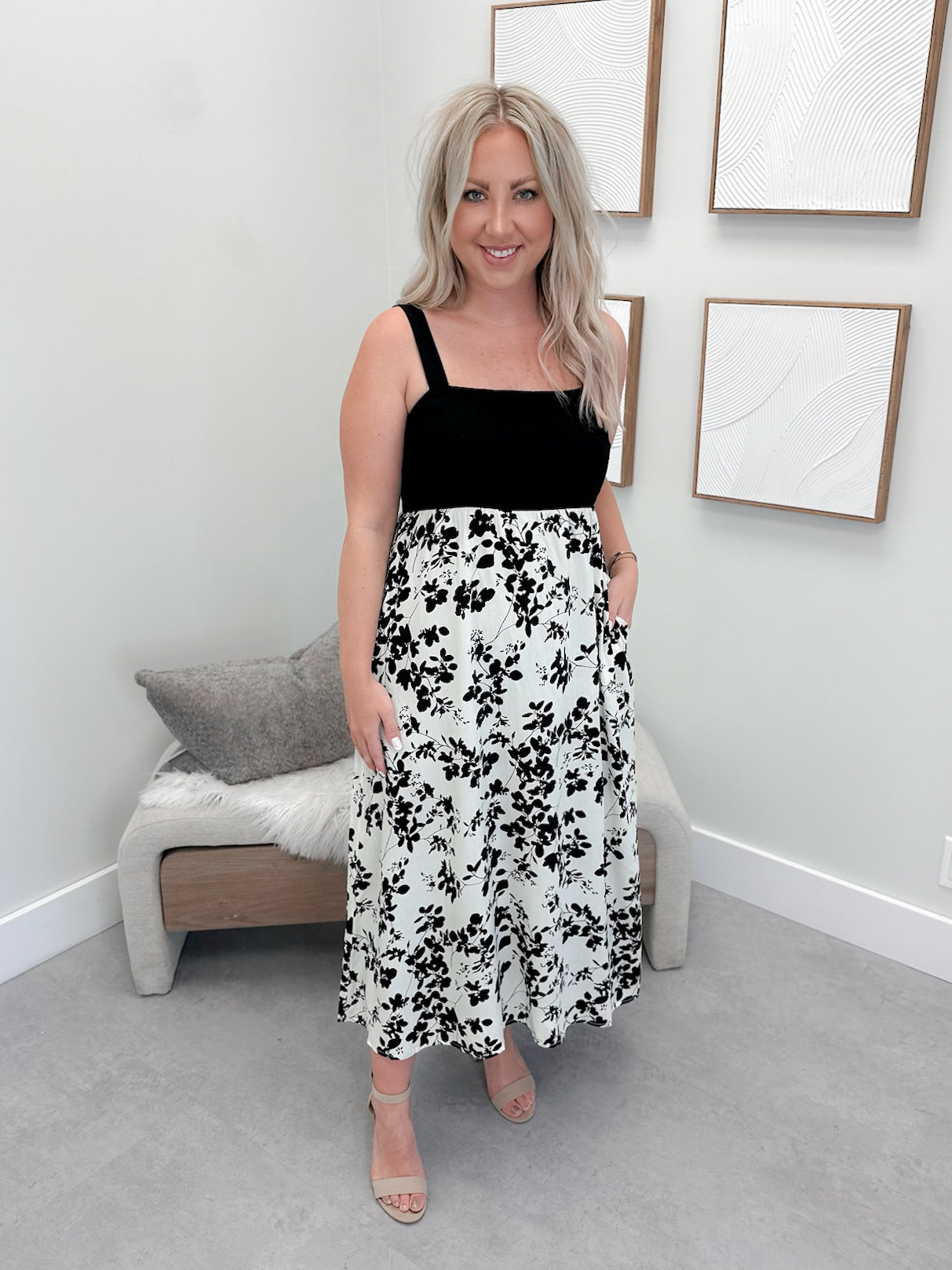 Oahu Dress in Black