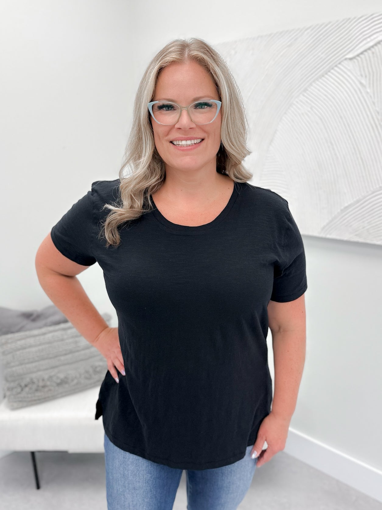 209 Tee in Black by Twenty Nine The Label