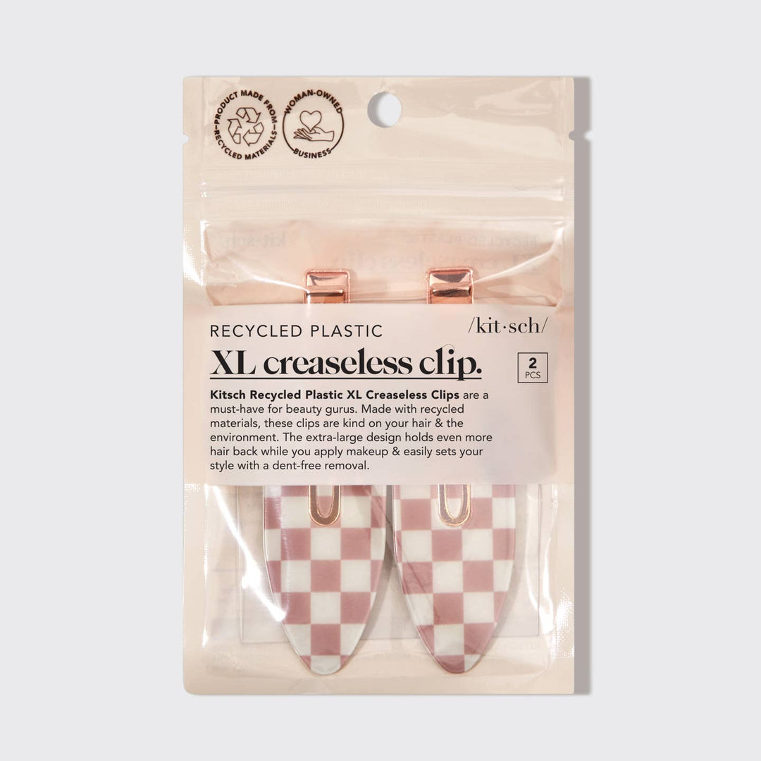 Recycled Plastic XL Creaseless ClipsSet -Terracotta