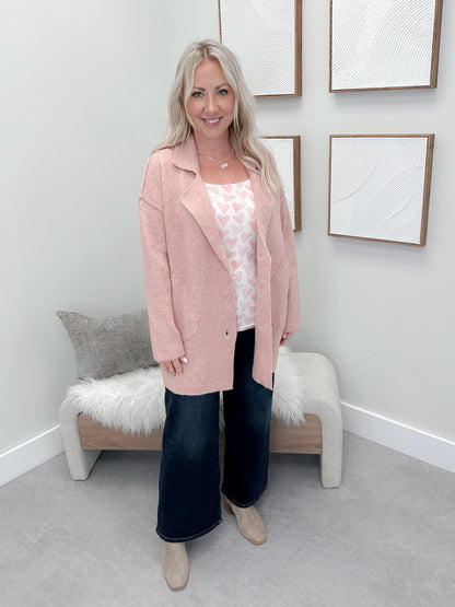 Adore Coatigan in Mauve