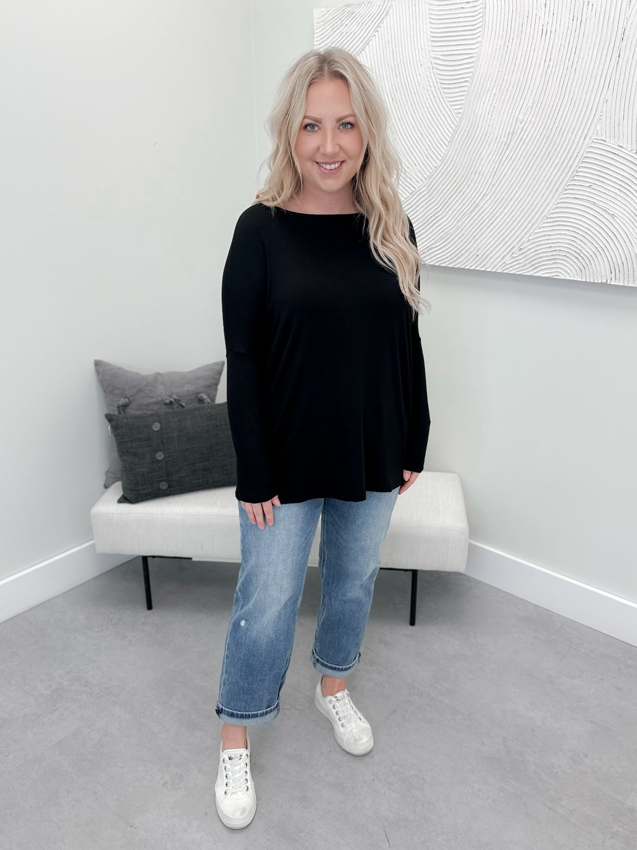 Shania Long Sleeve in Black