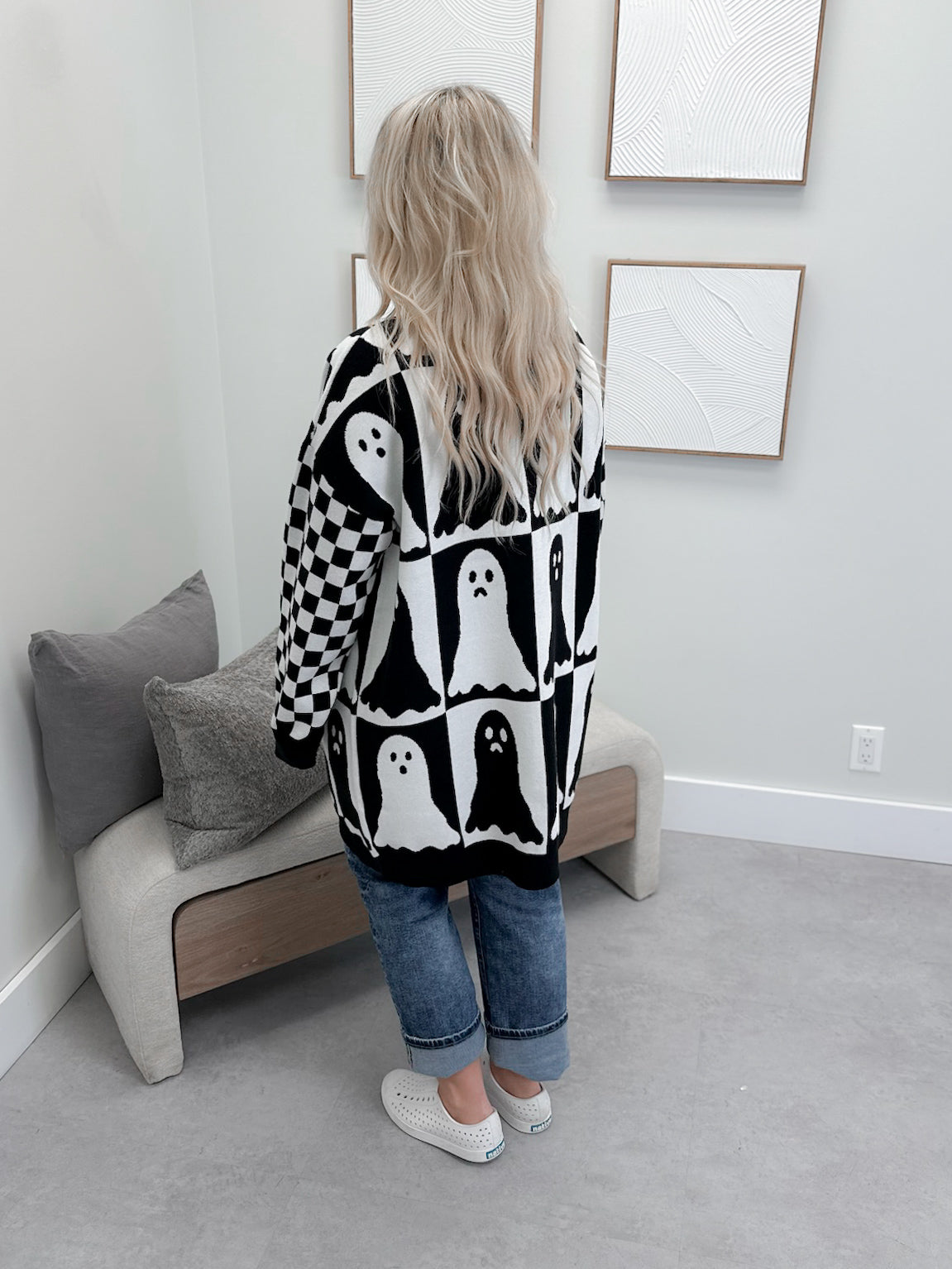 Ghouls Night Out Relaxed Cardigan by Ampersand