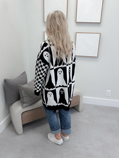 Ghouls Night Out Relaxed Cardigan by Ampersand