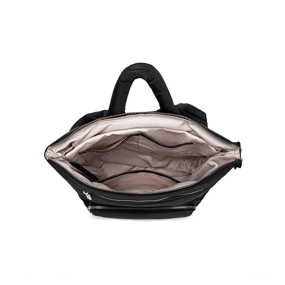 Tai-Ann Nylon Backpack in Black by Pixie Mood
