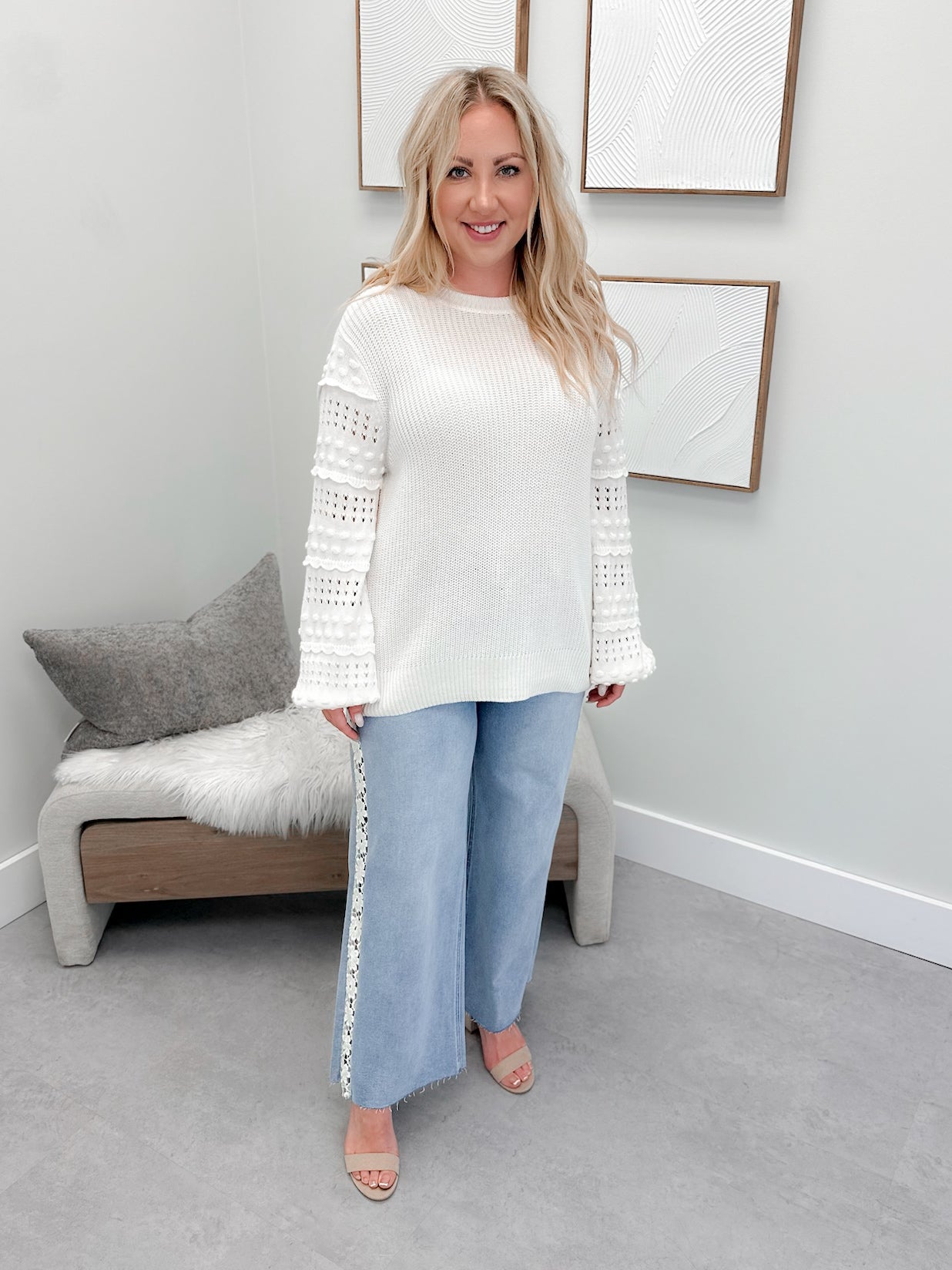 Bonnie Sweater in Coconut